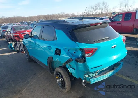 2022 Chevrolet Trailblazer Fwd Rs z USA, uszkodzony, nr VIN KL79MTSLXNB016946